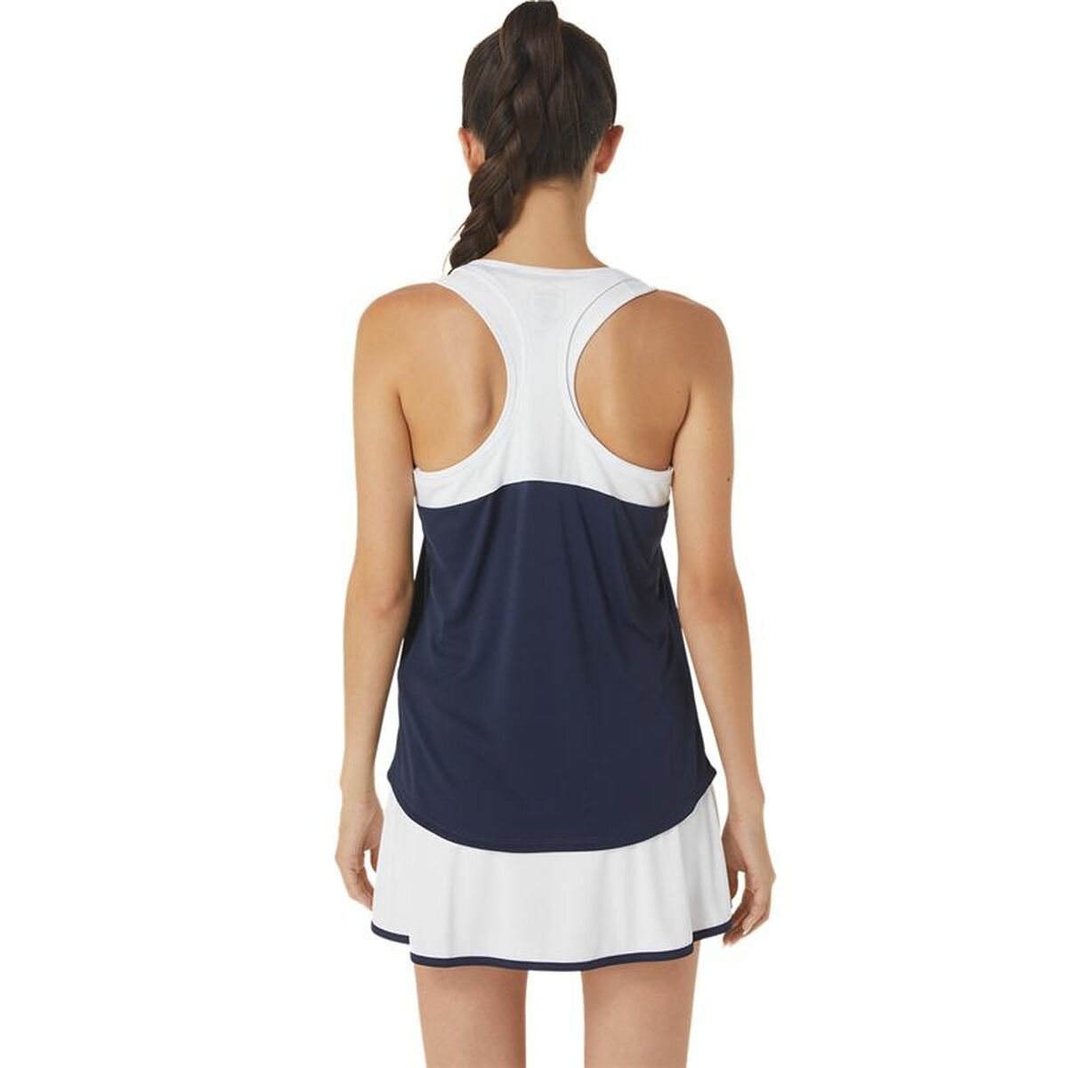 Short-sleeve Sports T-shirt Asics Court Blue Dark blue Tennis-7