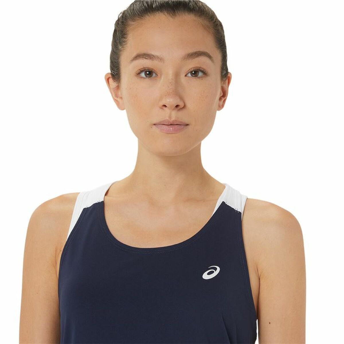 Short-sleeve Sports T-shirt Asics Court Blue Dark blue Tennis-5